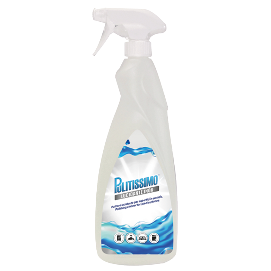 Засіб для полірування та захисту нержавіючої сталі Pulitissimo LUCIDANTE INOX ( Люсіденте Інокс ), 750 мл